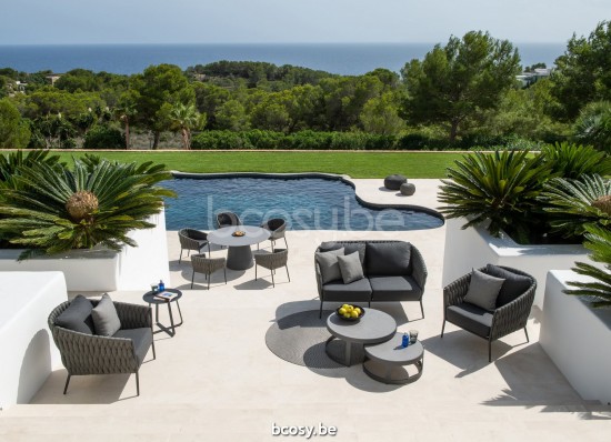 Gescova Vigo Gartenstuhl mit Armlehnen.