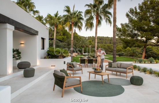 Jati Kebon Ritz Teak Table basse de jardin Dessus de table Teck.