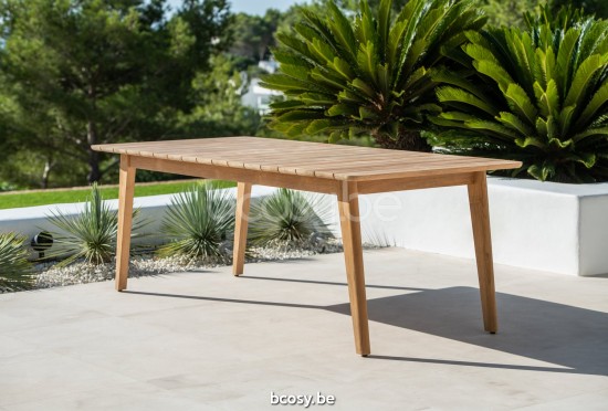 Jati Kebon Ritz Teak Tuintafel Tafelblad Teak.