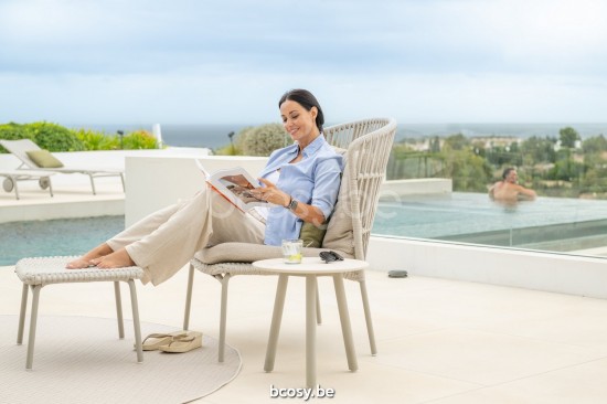 Jati&Kebon Lima Loungesets 1zit Zandkleur Linnen.