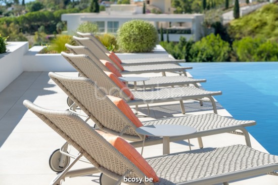 Jati Kebon Durham Chaise longue Sans coussins Couleur sable Corde Linnen.