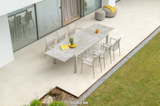 Gescova Lugano Ausziehbarer Gartentisch.