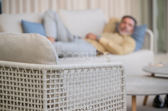 Jati&Kebon Acri Loungesets 1zit Zandkleur Linnen.