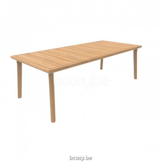 Jati Kebon Lynn Teak Dining Table Teak Natural Smooth 234x105.