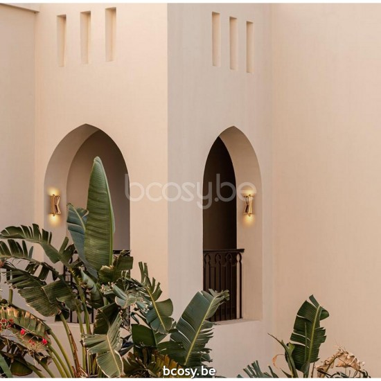 Tekna Nautic SPREADERLIGHT DOUBLE 230V-LED-gepolijst messing.