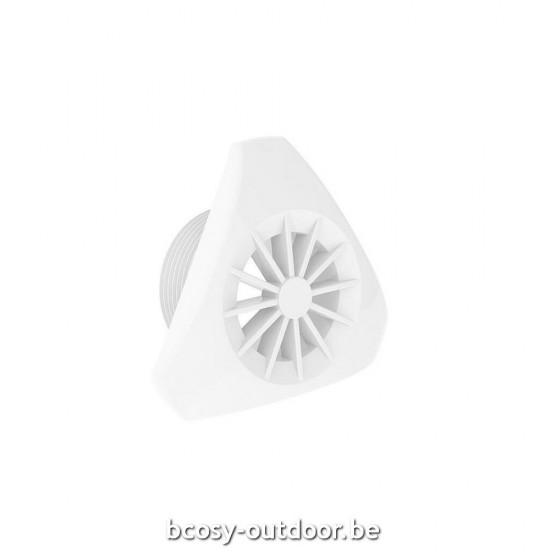 Weltico Driehoekige Zwembadinlaat met rooster- Wit PPG 3007150070.