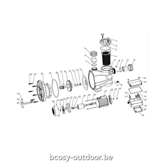 ACIS Zwembadcirculatiepomp Zwembadpomp MCB 6-8 tri.