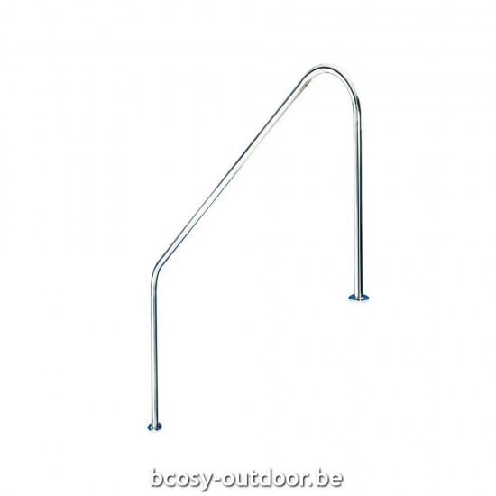 Flexinox Zwembadladder Leuning 2 bochten FX-05 met gelaste flens PPG 3059010337.