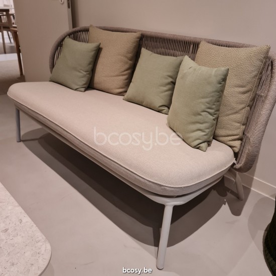 Vincent Sheppard Kodo garden outdoor lounge sets Dune White Aluminium frame Dune White Rope Polypropylene.