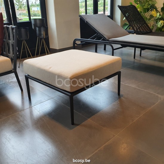 Vincent Sheppard Leo Repose-pieds modulaire Cadre en Aluminium Lave Corde Lave Acrylique.