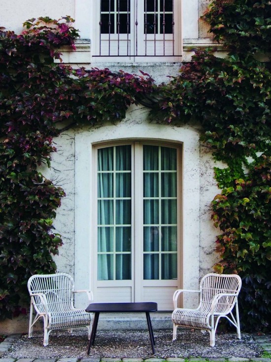 Vincent Sheppard Lucy Cocoon Tuinstoelen Gebroken Wit Wicker koord Polyethyleen.