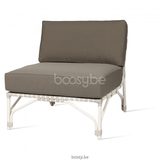 Vincent Sheppard Lucy Modulair midden Gebroken Wit Wicker koord Polyethyleen.