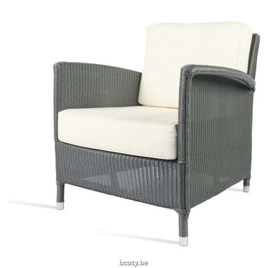 Vincent Sheppard Dovile Lounge Stuhl Quarzgrau Lloyd Loom.