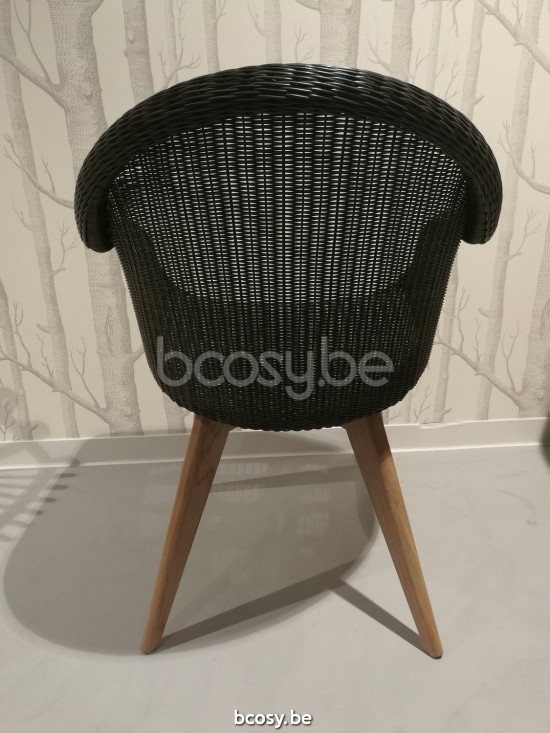 Vincent Sheppard Edgard Aussensessel Gartensessel gartenstuhl gartenstuehle mit armlehne Rahmen aus Unbehandeltes Teakholz Mo