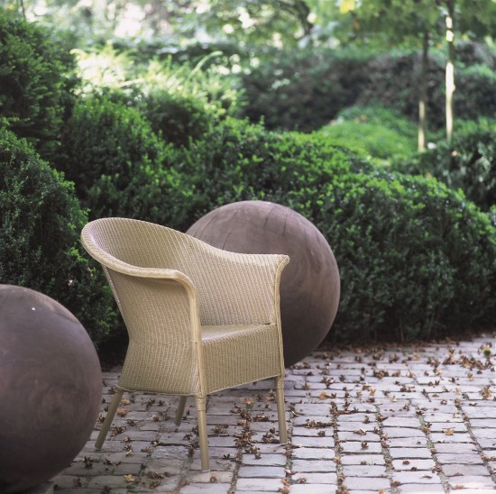 Vincent Sheppard Monte Carlo Chaise Lloyd Loom Blanc cassé.