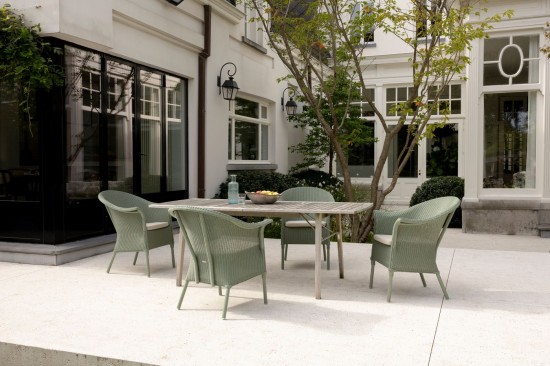 Vincent Sheppard Monte Carlo Chaise Lloyd Loom Dusty Vert.