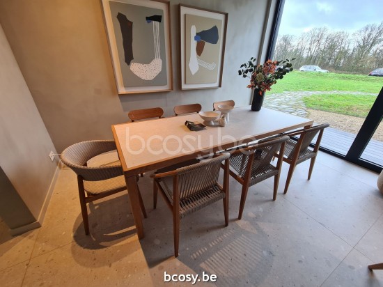 Vincent Sheppard Frida Stoel Onbehandeld teakhout frame.