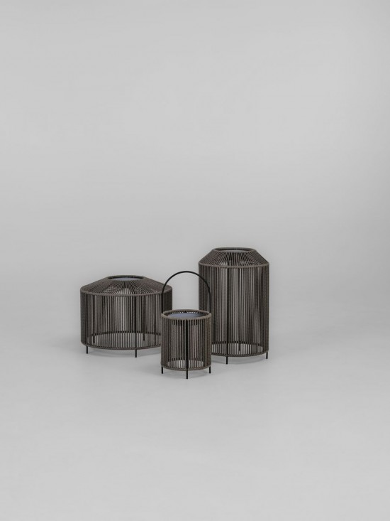 Vincent Sheppard Mora Lamp Medium Zwart Stalen frame.