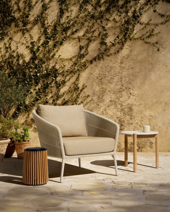 Vincent Sheppard Maya outdoor lanterns Black Aluminium frame Untreated Teak.