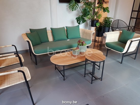 Vincent Sheppard Wicked Ronde tuinbijzettafel Rond Zwart Aluminium frame.