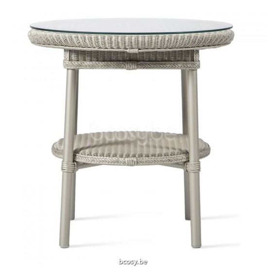 Vincent Sheppard Avignon Ronde tuinbijzettafel Snow Lloyd Loom.