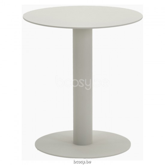 Vincent Sheppard Kodo Ronde tuinbijzettafel Dune White Aluminium frame Dune White Aluminium Tafelblad.